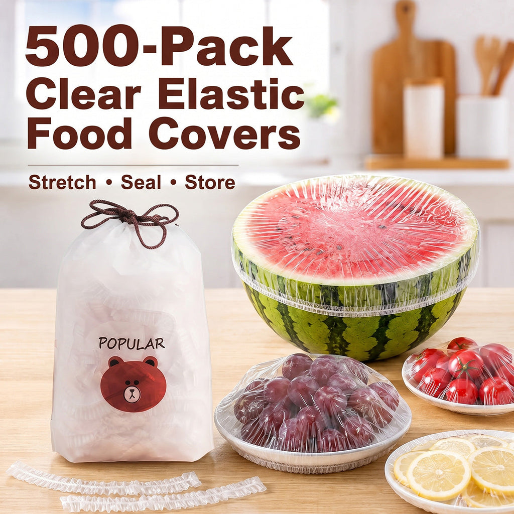 🔥Disposable Stretch Food Covers for Bowls & Plates1