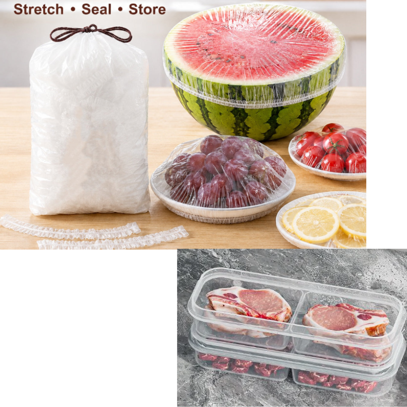 🔥Disposable Stretch Food Covers for Bowls & Plates1